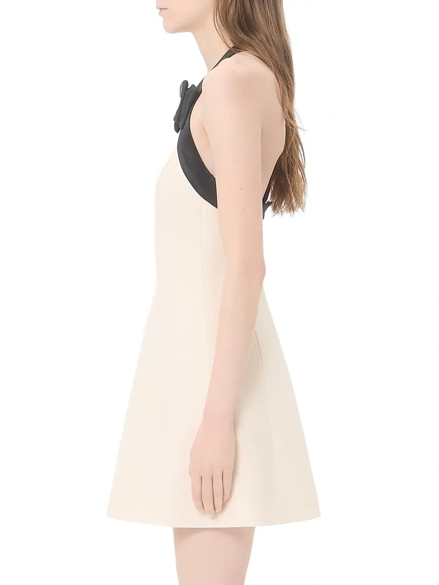 Valentino Women's Crepe Couture Short Dress | Thumbnail 4 Valentino Women's Crepe Couture Short Dress | Thumbnail 4