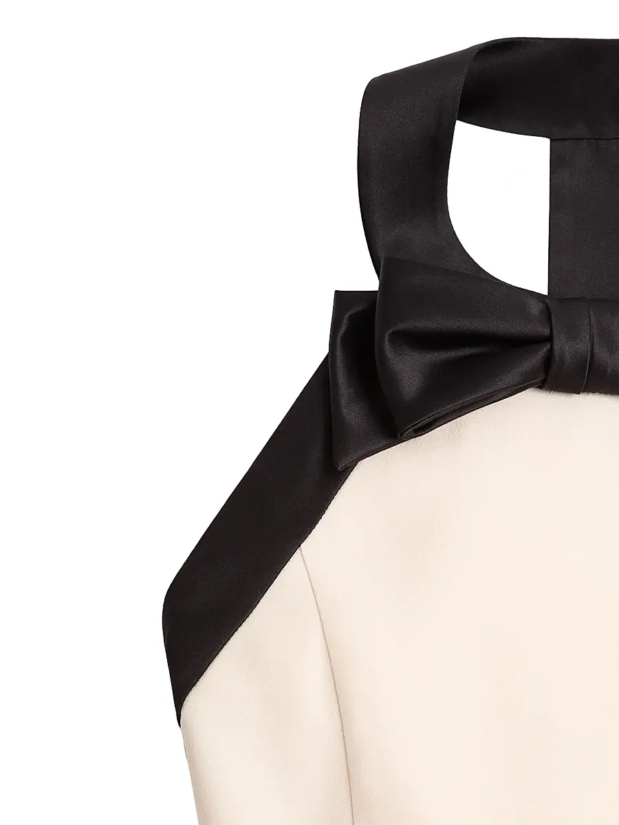 Valentino Women's Crepe Couture Short Dress | Thumbnail 7 Valentino Women's Crepe Couture Short Dress | Thumbnail 7
