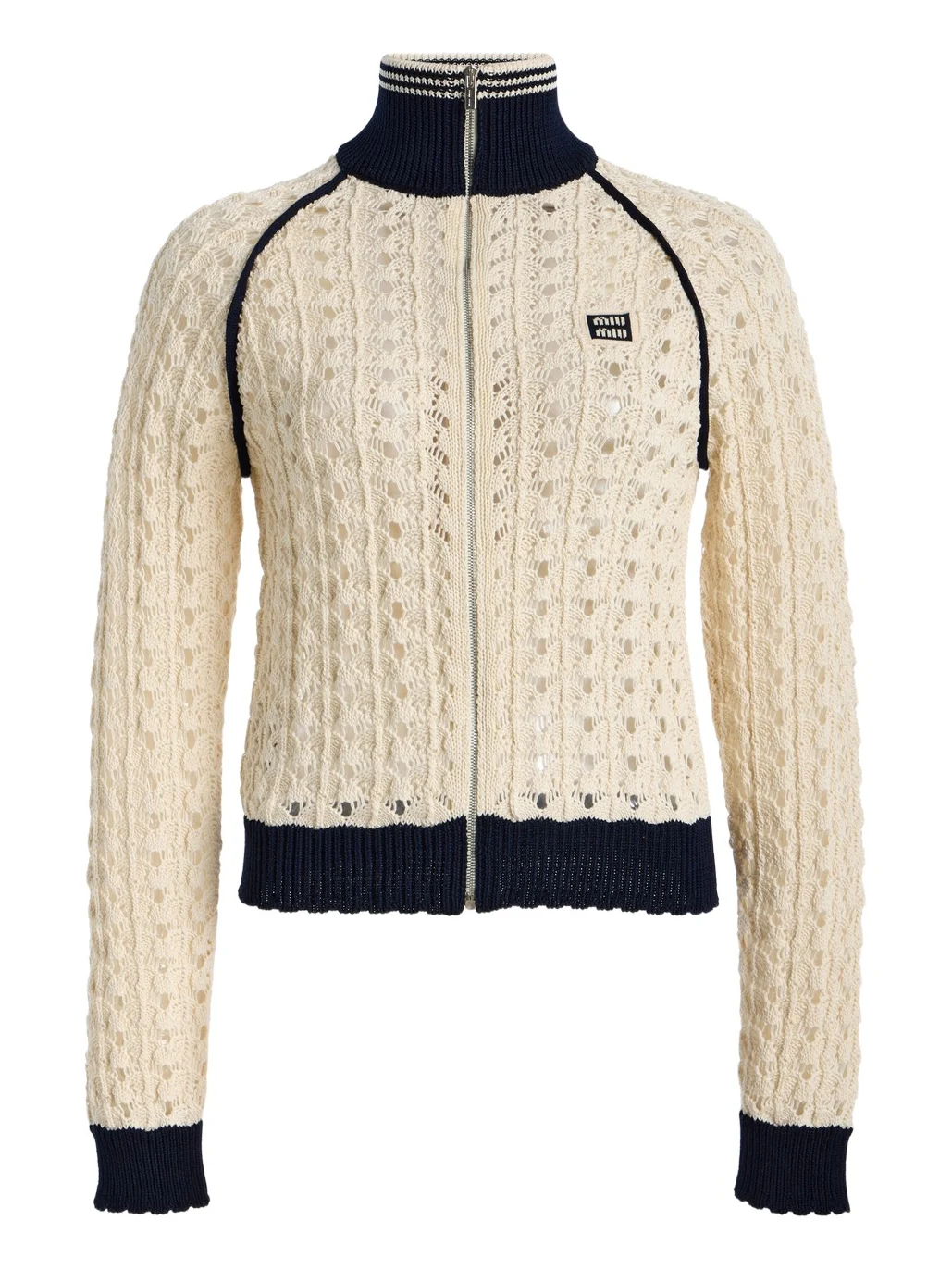 Miu Miu Crocheted Cotton Jacket
