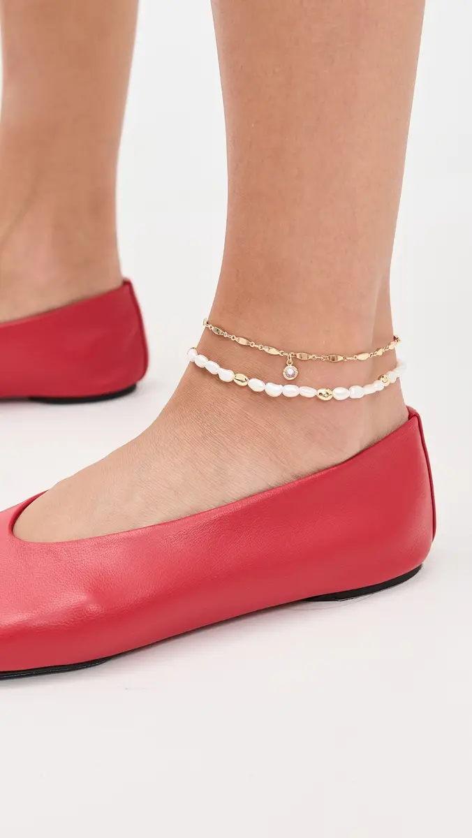 Ettika Day Dreamer 18k Gold Plated Anklet | Thumbnail 3