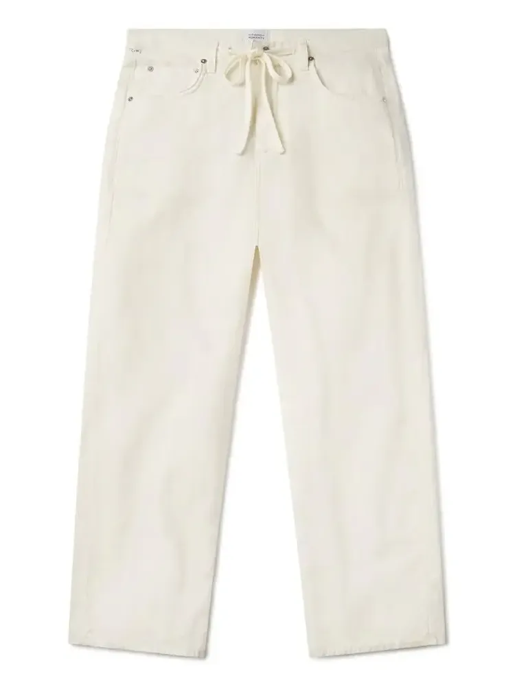 Brynn Drawstring Trouser - Vanilla Brynn Drawstring Trouser - Vanilla