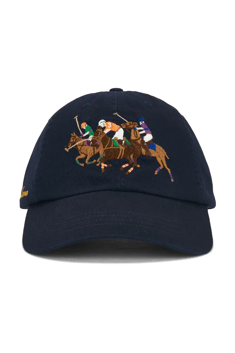 Polo Ralph Lauren Large Polo Players Embroidered Sport Cap | Image 1 Polo Ralph Lauren Large Polo Players Embroidered Sport Cap | Image 1