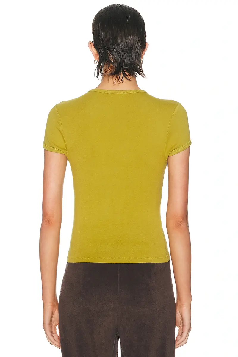 DONNI. The Baby Rib Baby Tee | Thumbnail 3 DONNI. The Baby Rib Baby Tee | Thumbnail 3