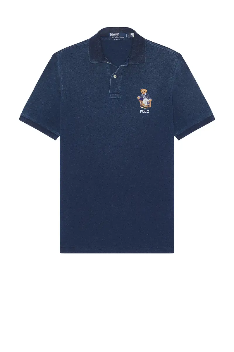 Polo Ralph Lauren Short Sleeve Mesh Novelty Bear Polo | Thumbnail 4 Polo Ralph Lauren Short Sleeve Mesh Novelty Bear Polo | Thumbnail 4