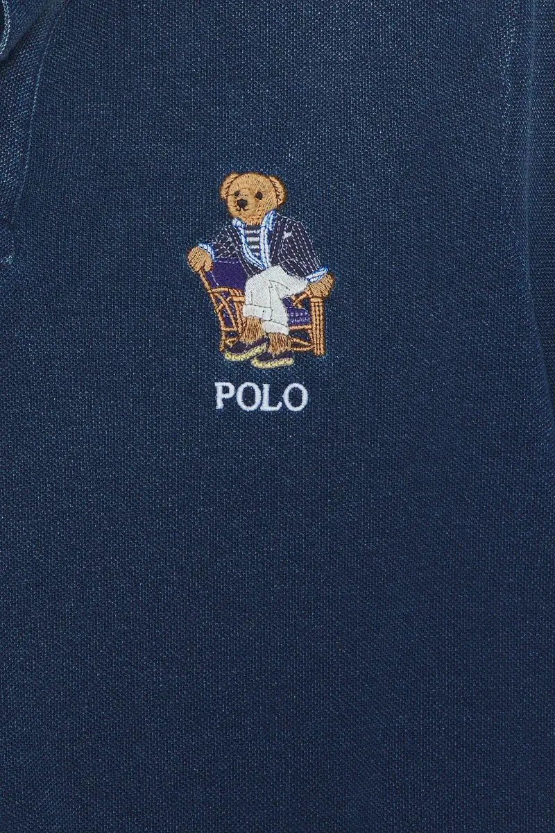 Polo Ralph Lauren Short Sleeve Mesh Novelty Bear Polo | Thumbnail 5 Polo Ralph Lauren Short Sleeve Mesh Novelty Bear Polo | Thumbnail 5
