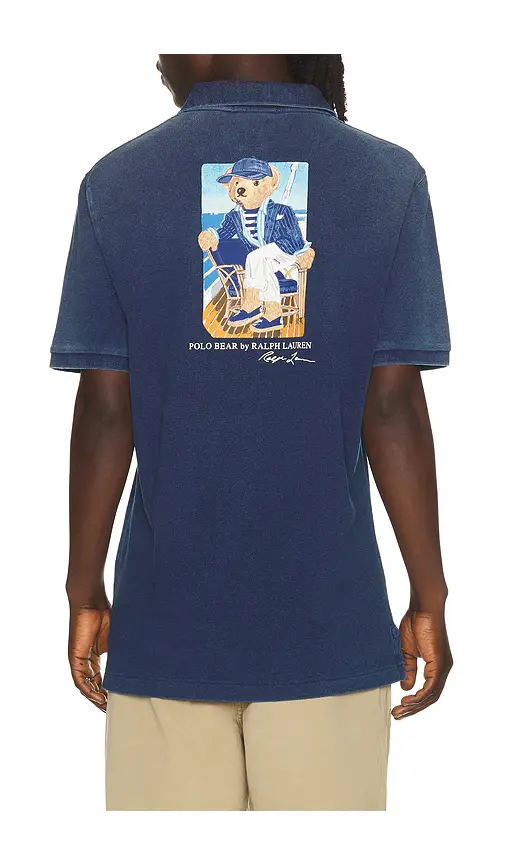Polo Ralph Lauren Short Sleeve Mesh Novelty Bear Polo | Thumbnail 6 Polo Ralph Lauren Short Sleeve Mesh Novelty Bear Polo | Thumbnail 6
