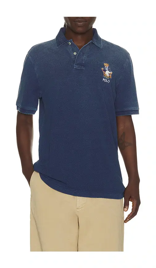 Polo Ralph Lauren Short Sleeve Mesh Novelty Bear Polo | Thumbnail 7 Polo Ralph Lauren Short Sleeve Mesh Novelty Bear Polo | Thumbnail 7