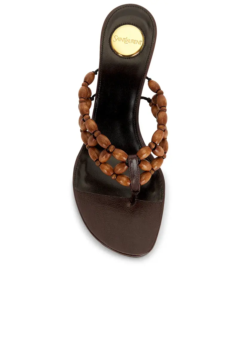 Saint Laurent Zina Mule Sandal | Thumbnail 4 Saint Laurent Zina Mule Sandal | Thumbnail 4