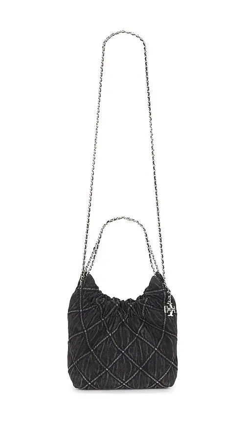 Tory Burch Denim Mini Hobo Bag | Image 1 Tory Burch Denim Mini Hobo Bag | Image 1