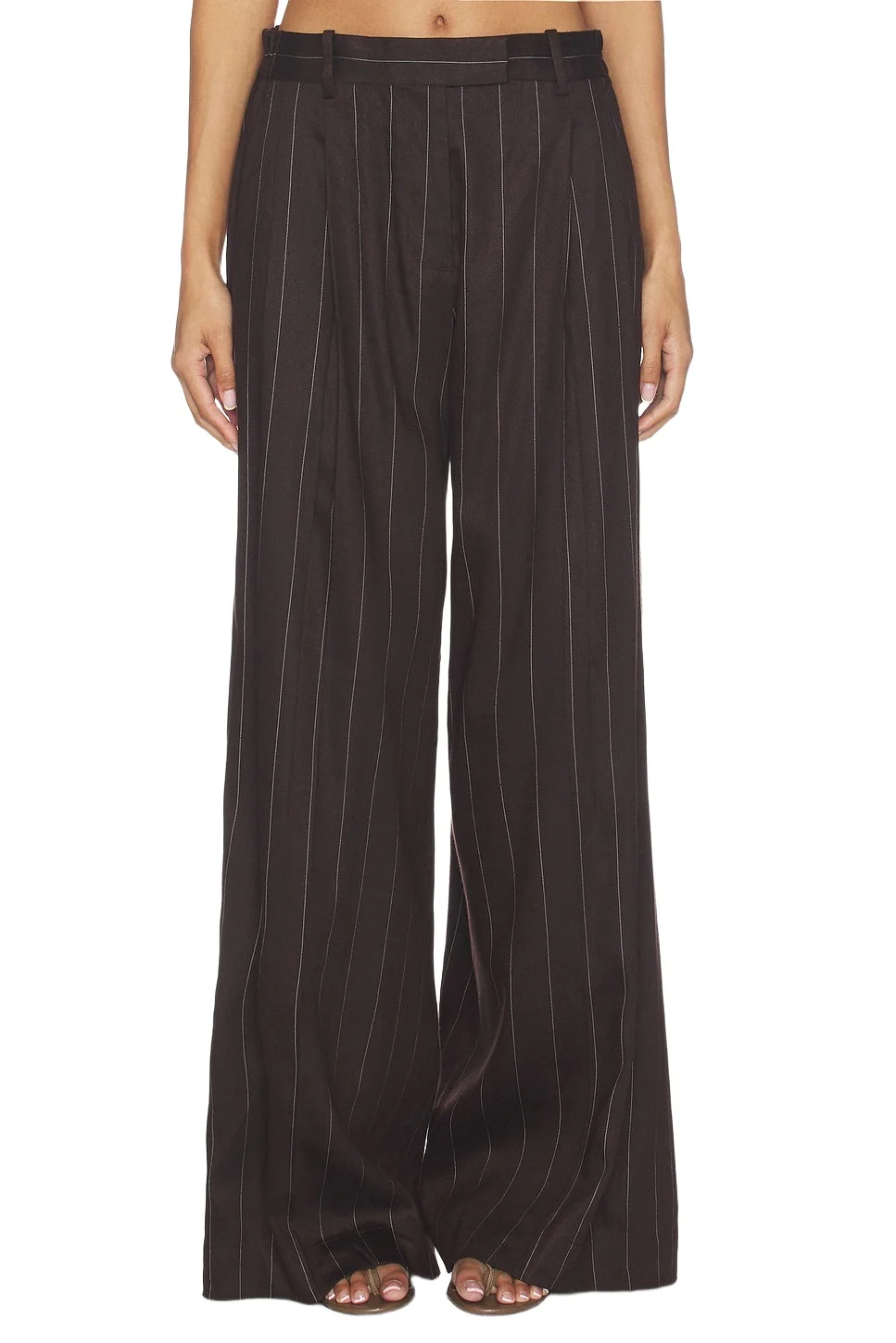 Wide Double Pleated Trousers Wide Double Pleated Trousers