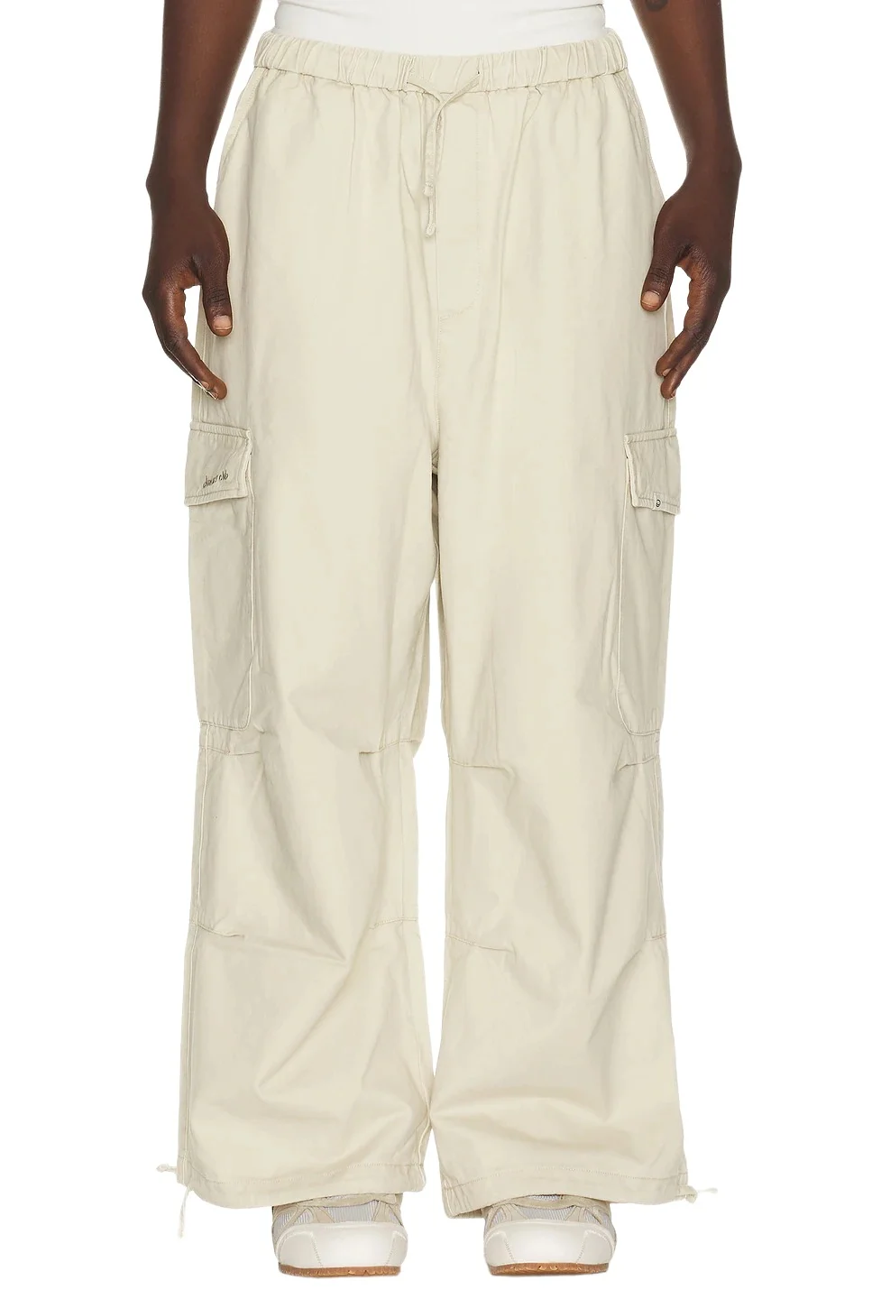 DRMERS CLUB Smiley Logo Parachute Pants