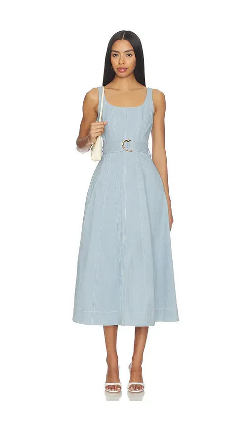 Karina Grimaldi Lilliana Denim Maxi Dress | Image 1 Karina Grimaldi Lilliana Denim Maxi Dress | Image 1