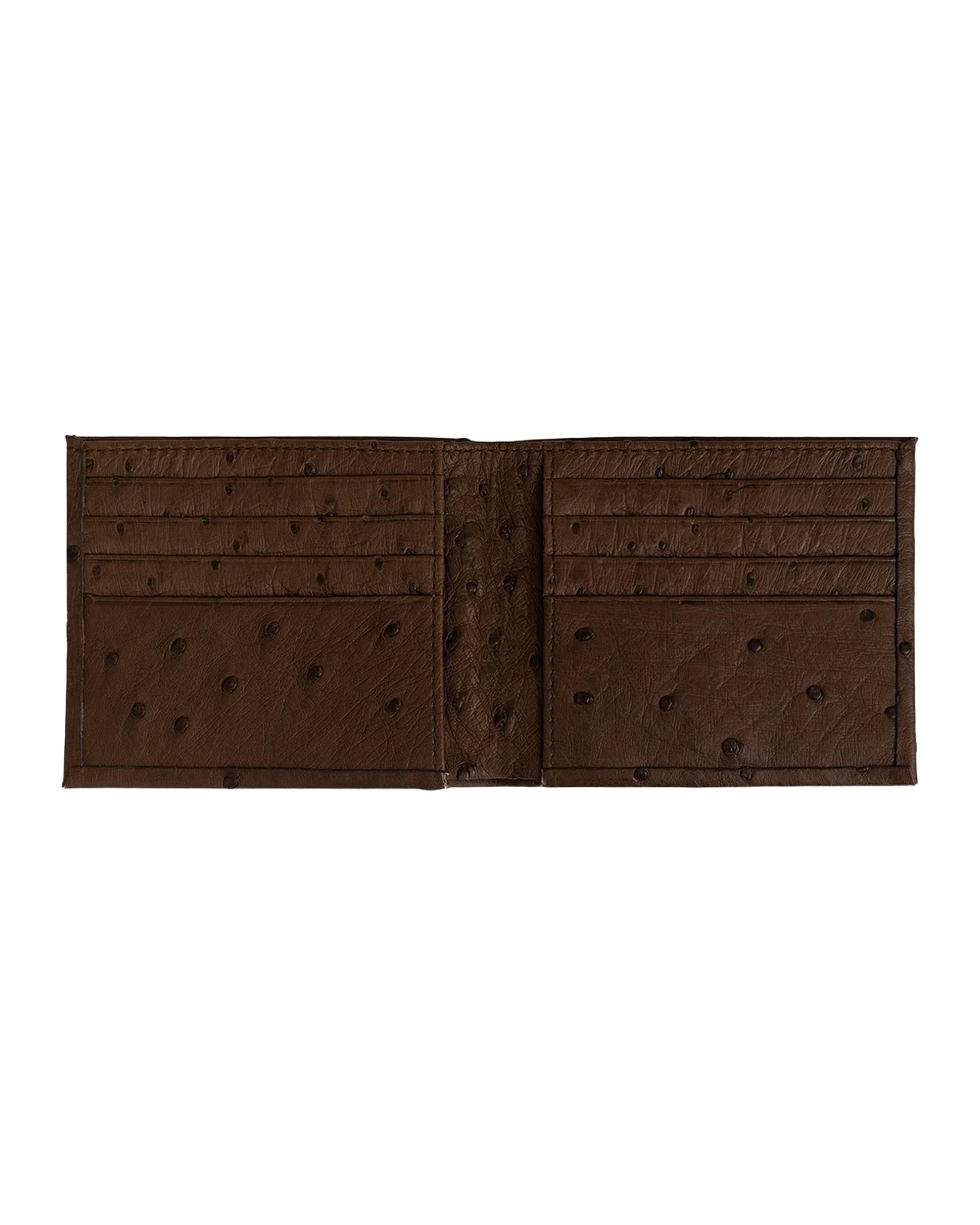 Abas Ostrich Bi-Fold Wallet