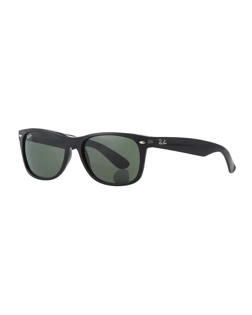 Ray-Ban Men's New Wayfarer 58mm Flat-Top Plastic Sunglasses | Image 1 Ray-Ban Men's New Wayfarer 58mm Flat-Top Plastic Sunglasses | Image 1