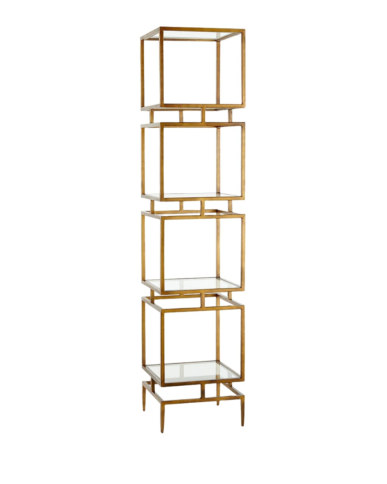 John-Richard Collection Modernist Cube Etagere