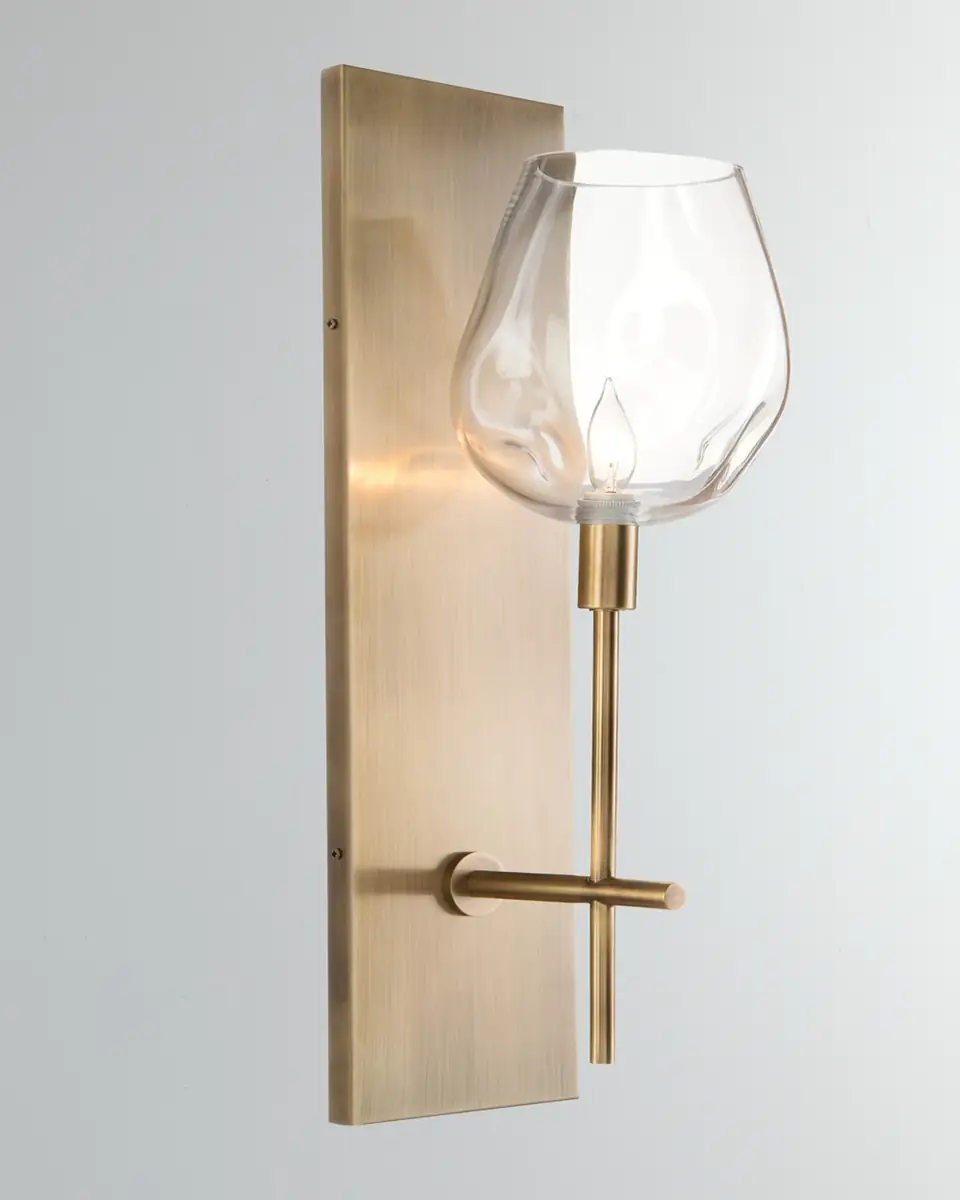 John-Richard Collection Glass Globe Wall Sconce | Thumbnail 2