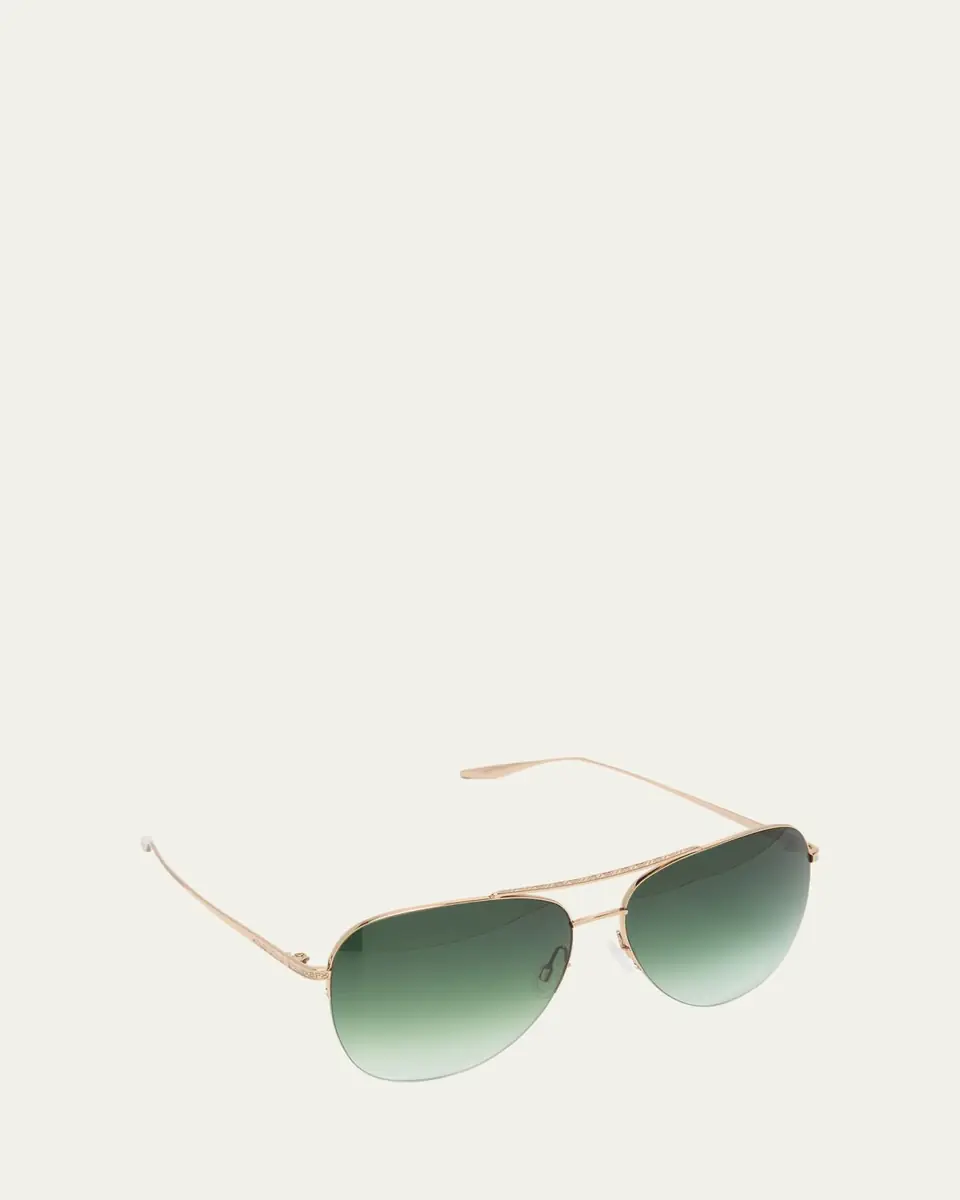 Barton Perreira Men's Chevalier Julep Aviator Sunglasses | Thumbnail 5