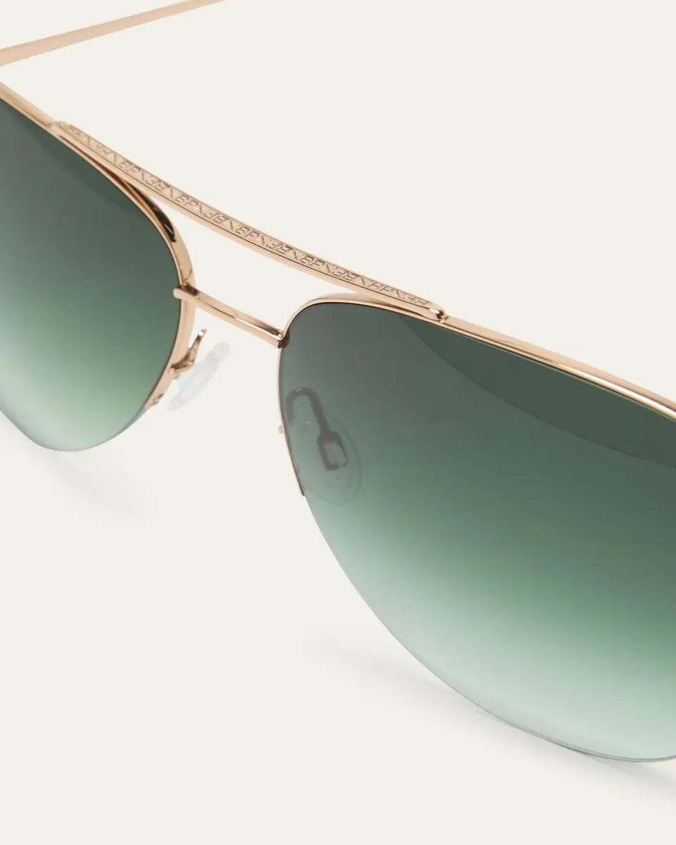 Barton Perreira Men's Chevalier Julep Aviator Sunglasses | Thumbnail 9