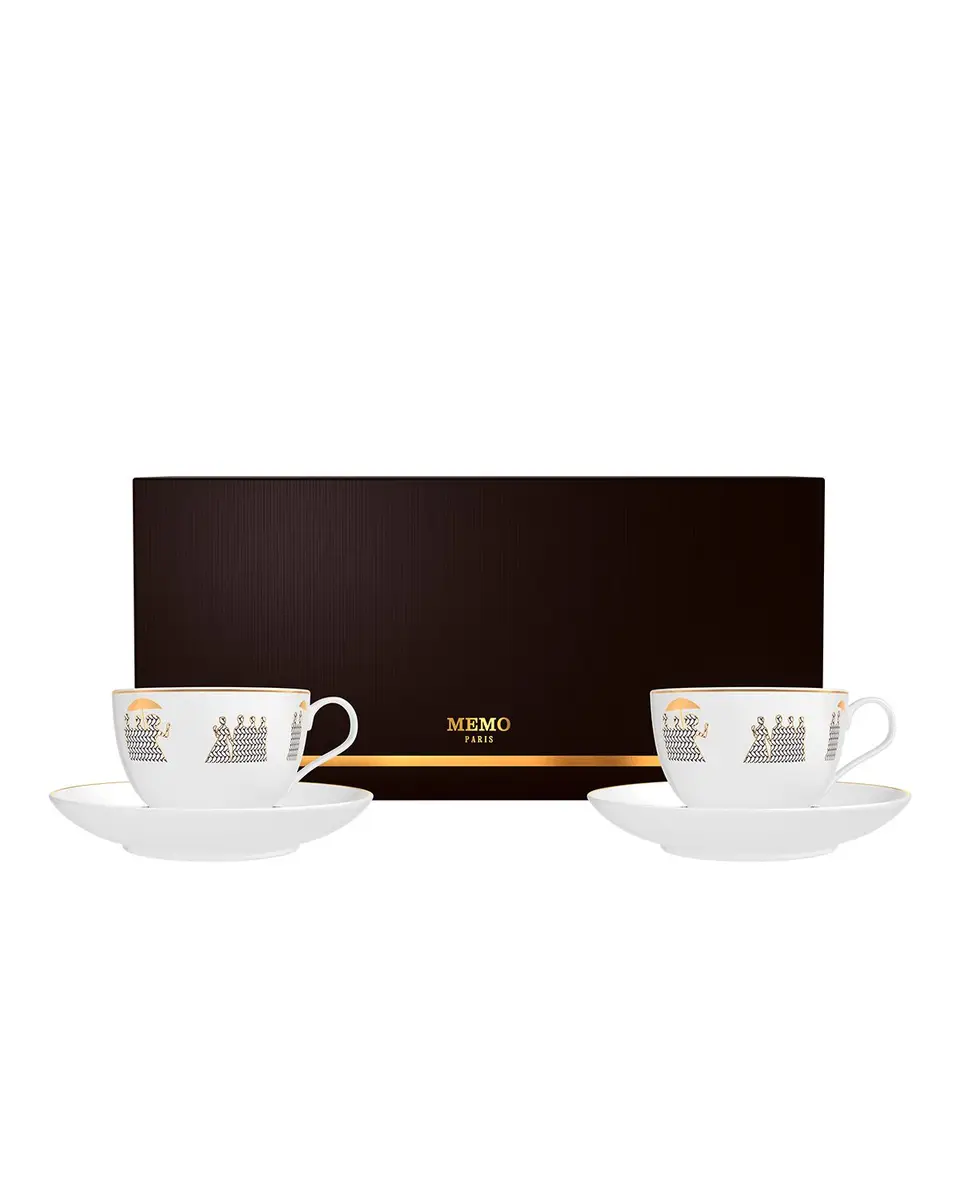 Memo Paris 2 x 4 oz. Jasmine from Ilha do Mel Candle in Tea Cups Set | Thumbnail 2 Memo Paris 2 x 4 oz. Jasmine from Ilha do Mel Candle in Tea Cups Set | Thumbnail 2