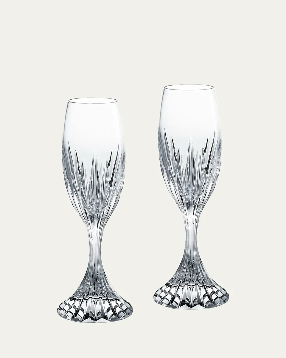 Baccarat Massena Champagne Flutes, Set of 2 | Thumbnail 2 Baccarat Massena Champagne Flutes, Set of 2 | Thumbnail 2