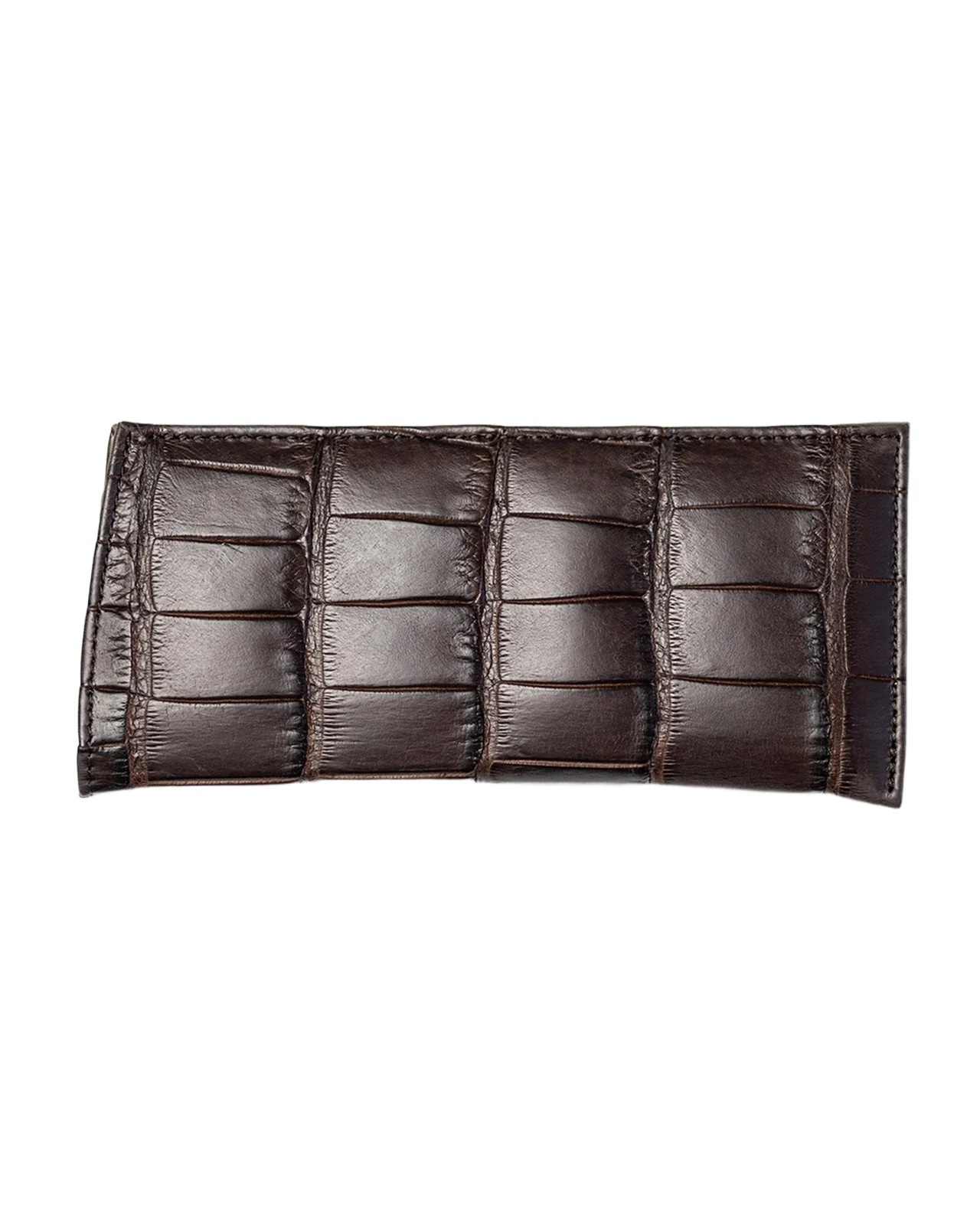 Abas Men's Alligator Eyeglass Case