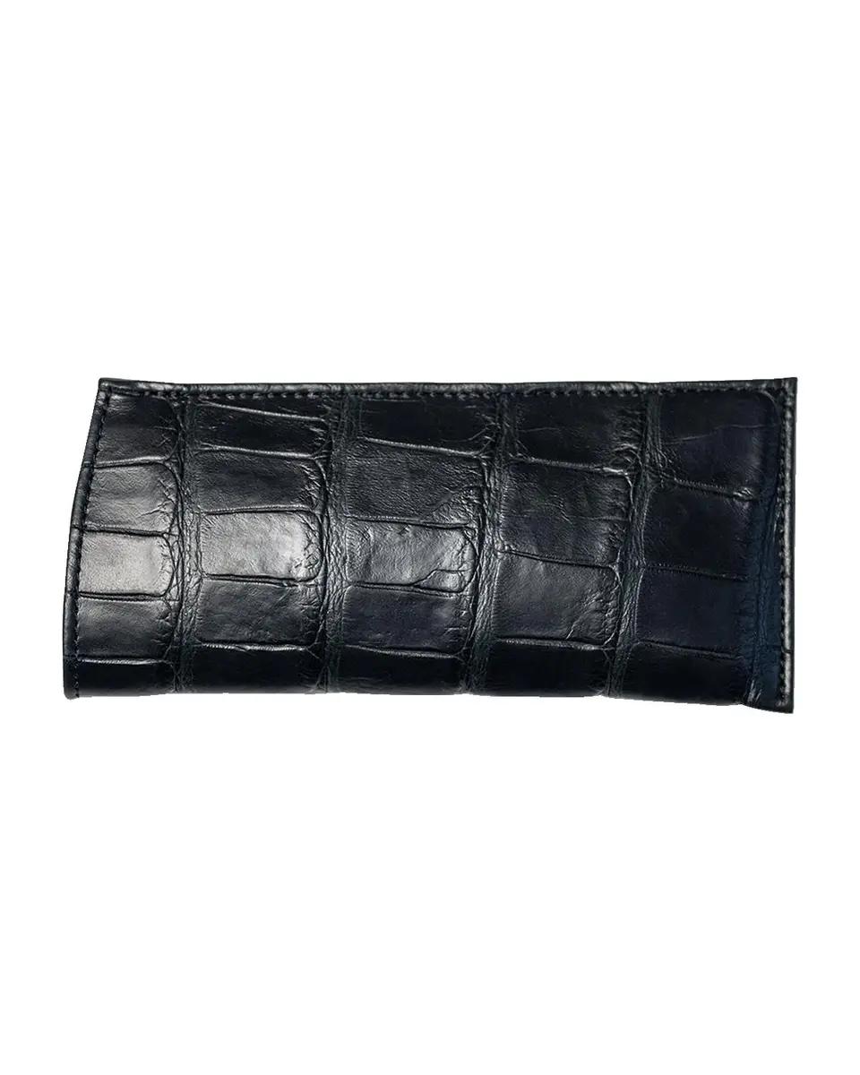 Abas Men's Alligator Eyeglass Case | Thumbnail 3 Abas Men's Alligator Eyeglass Case | Thumbnail 3