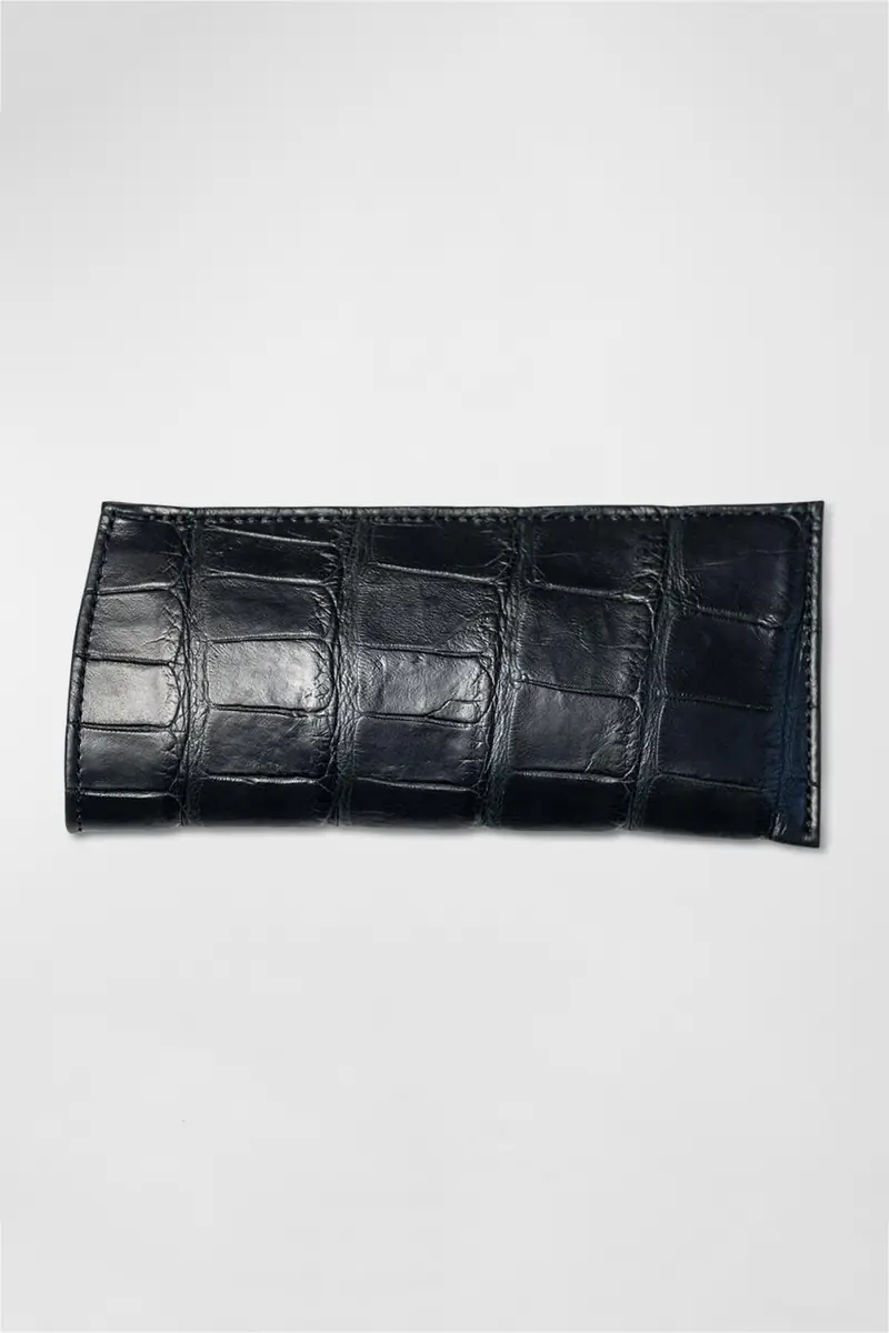 Abas Men's Alligator Eyeglass Case | Thumbnail 4 Abas Men's Alligator Eyeglass Case | Thumbnail 4