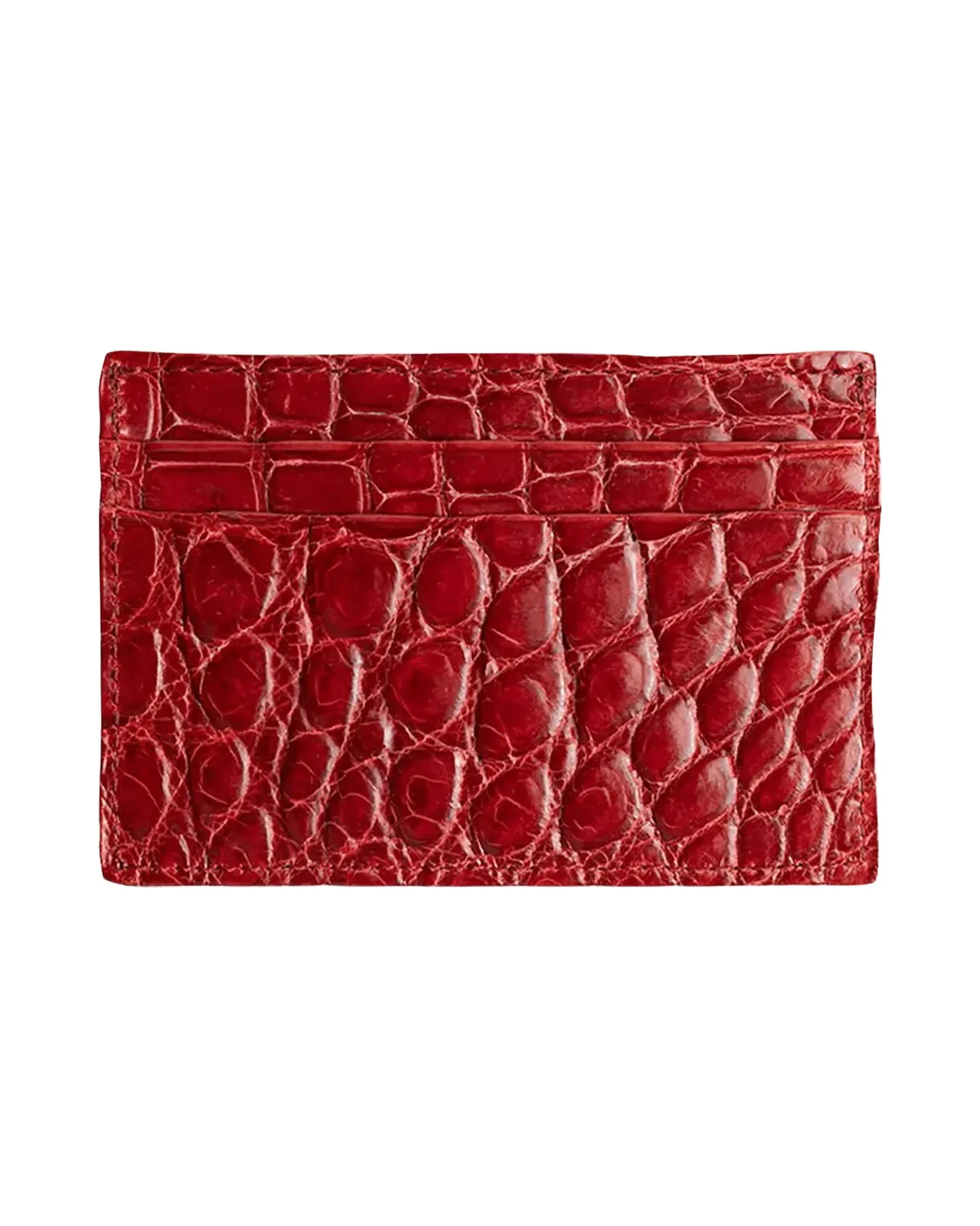 Abas Men's Alligator Leather Card Case