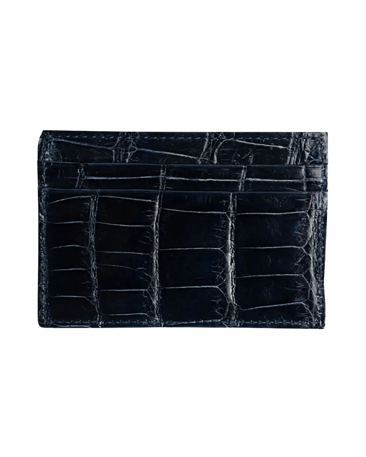 Abas Men's Alligator Leather Card Case