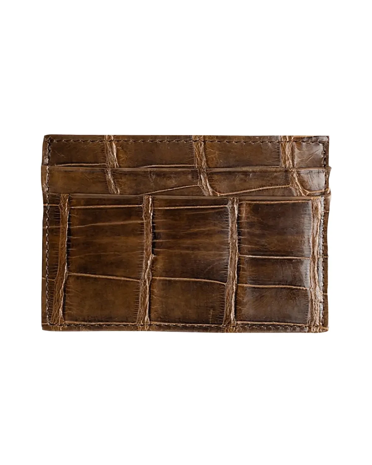 Abas Men's Alligator Leather Card Case