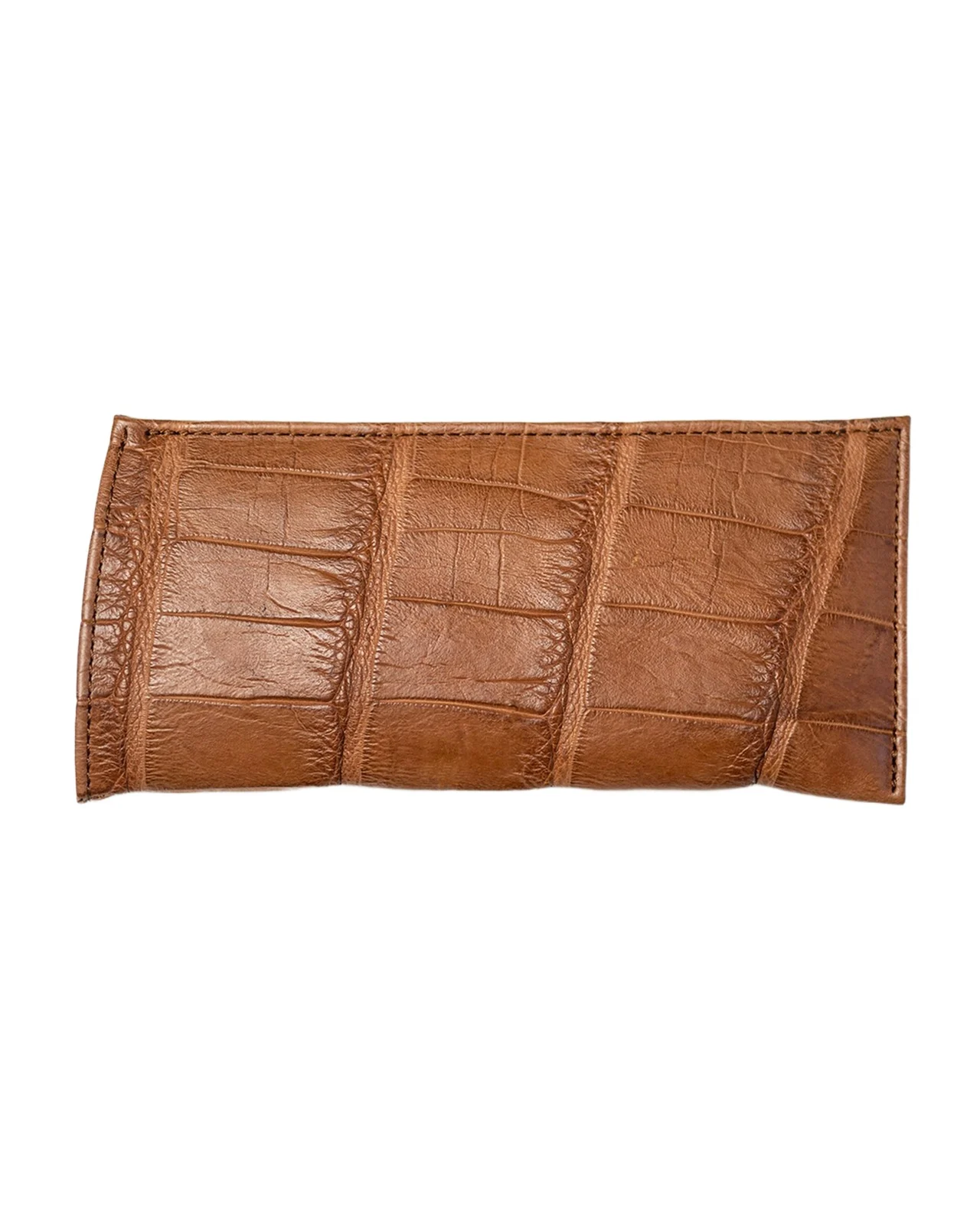 Abas Men's Alligator Eyeglass Case