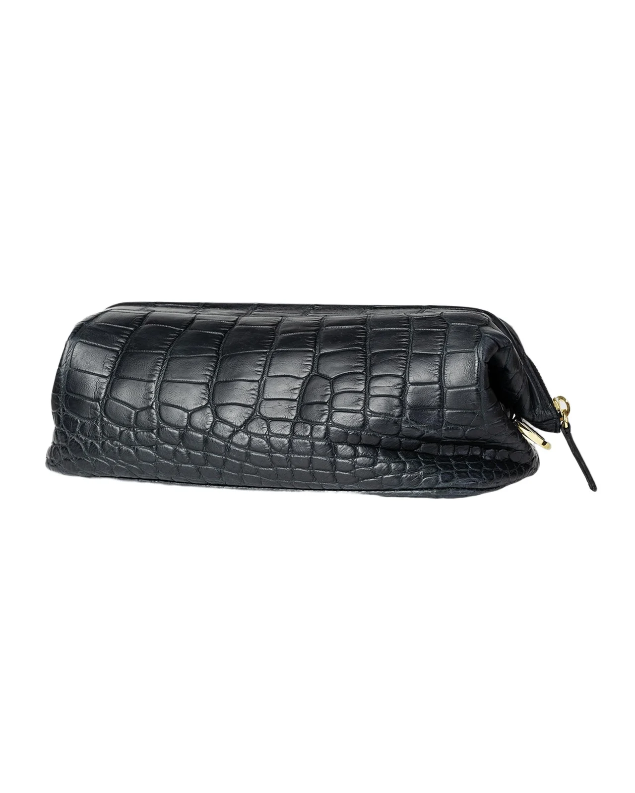 Abas Men's Alligator Travel Toiletry Bag