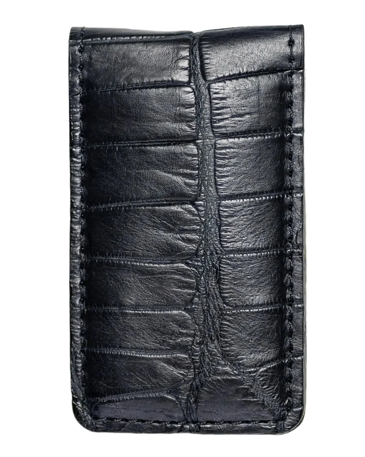 Abas Men's Magnetic Alligator Money Clip