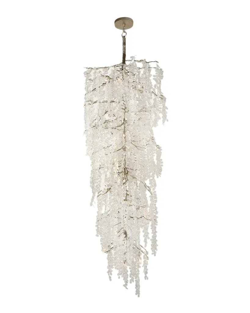John-Richard Collection 85.75" x 35" Shiro Noda 15-Light Chandelier | Image 1 John-Richard Collection 85.75" x 35" Shiro Noda 15-Light Chandelier | Image 1