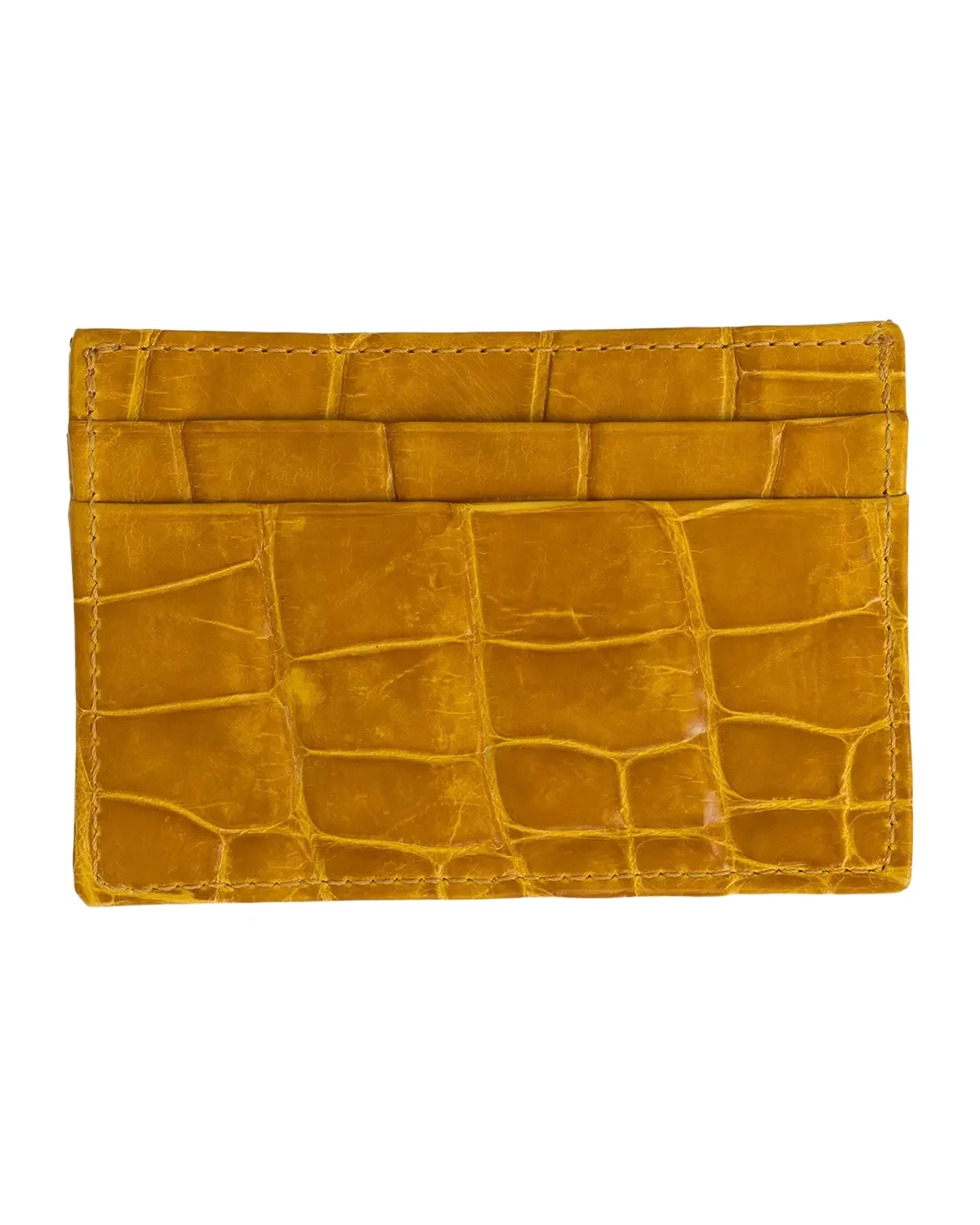 Abas Men's Alligator Card Case