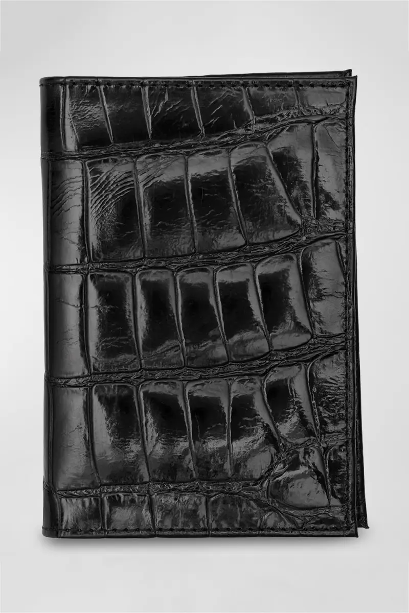 Abas Alligator Leather Passport Booklet | Thumbnail 4 Abas Alligator Leather Passport Booklet | Thumbnail 4