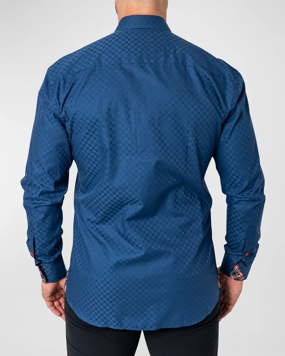 Maceoo Men's Mini Panam Square Sport Shirt | Thumbnail 2