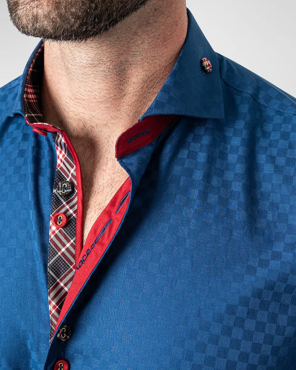 Maceoo Men's Mini Panam Square Sport Shirt | Thumbnail 3