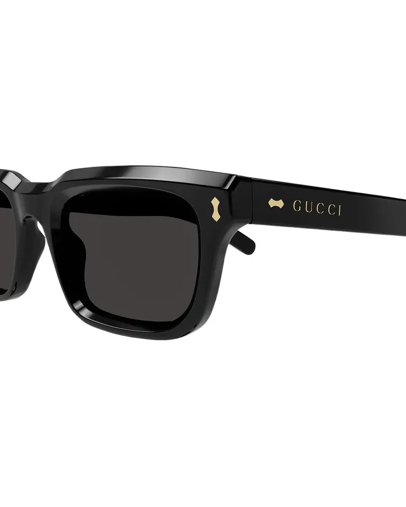 Gucci Men's Acetate Rectangle Sunglasses | Image 1 Gucci Men's Acetate Rectangle Sunglasses | Image 1