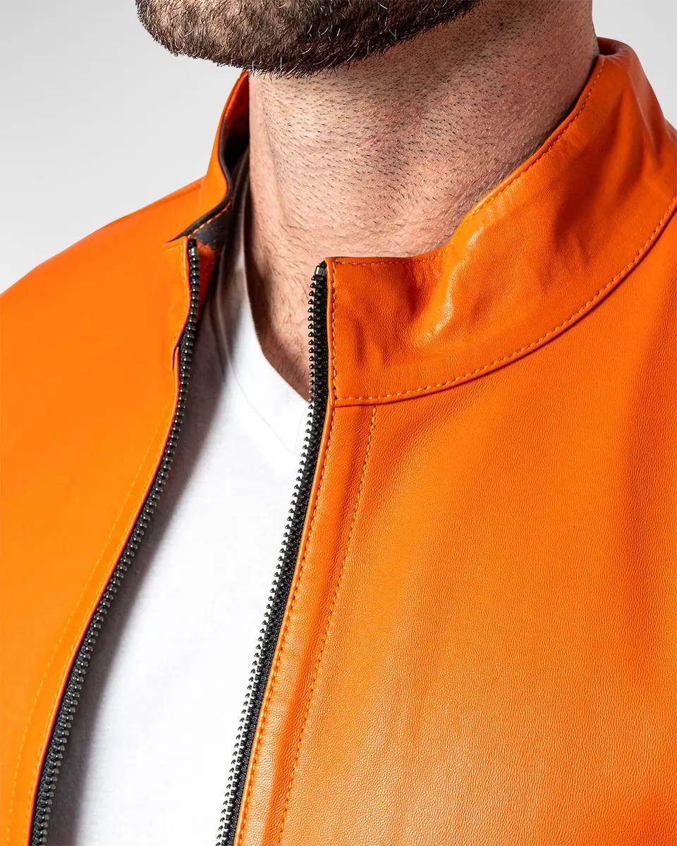 Maceoo Men's Leather Lab Jacket | Thumbnail 3 Maceoo Men's Leather Lab Jacket | Thumbnail 3