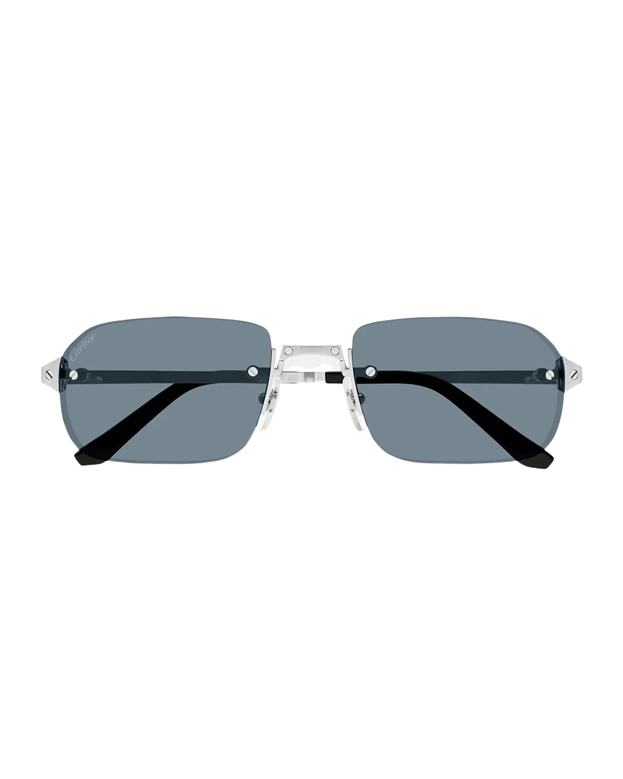 Men's Metal Rimless Rectangle Sunglasses Men's Metal Rimless Rectangle Sunglasses