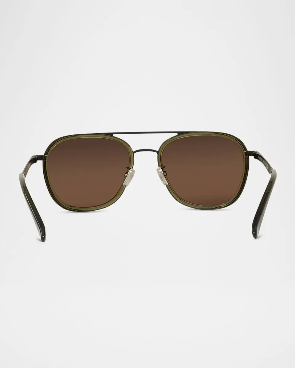 Vuarnet Men's Edge 04 Stainless Steel Rectangle Sunglasses | Thumbnail 5 Vuarnet Men's Edge 04 Stainless Steel Rectangle Sunglasses | Thumbnail 5