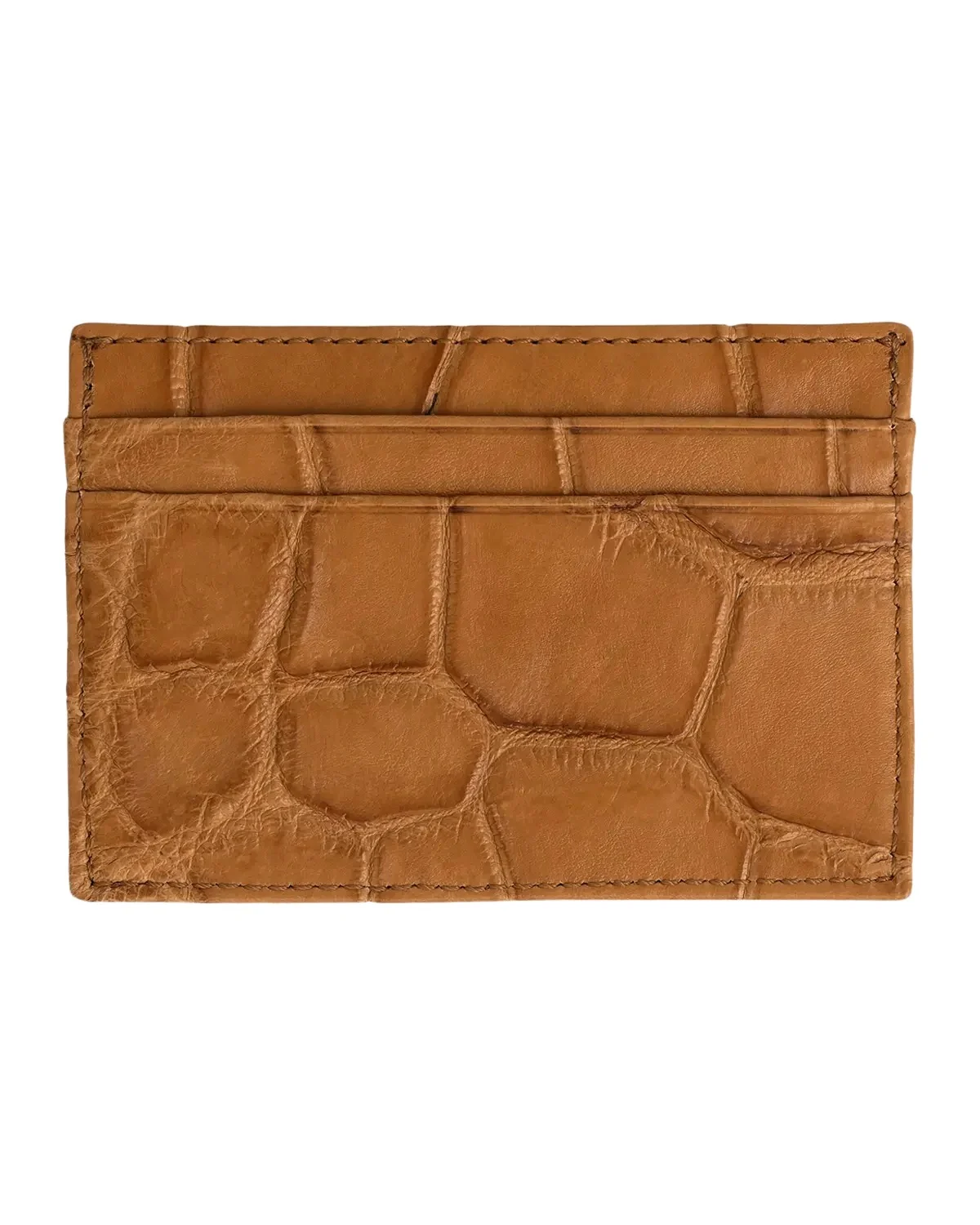 Abas Men's Soft Alligator Leather Card Holder