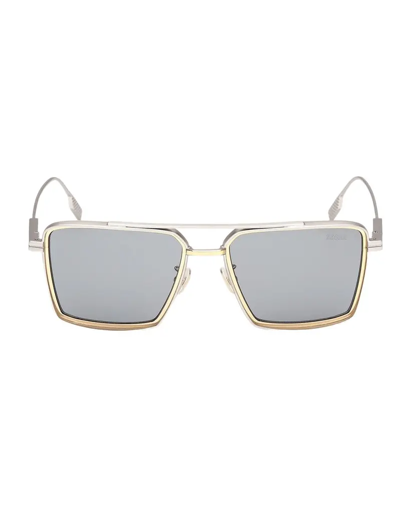 ZEGNA Men's Metal Aviator Sunglasses | Image 1 ZEGNA Men's Metal Aviator Sunglasses | Image 1