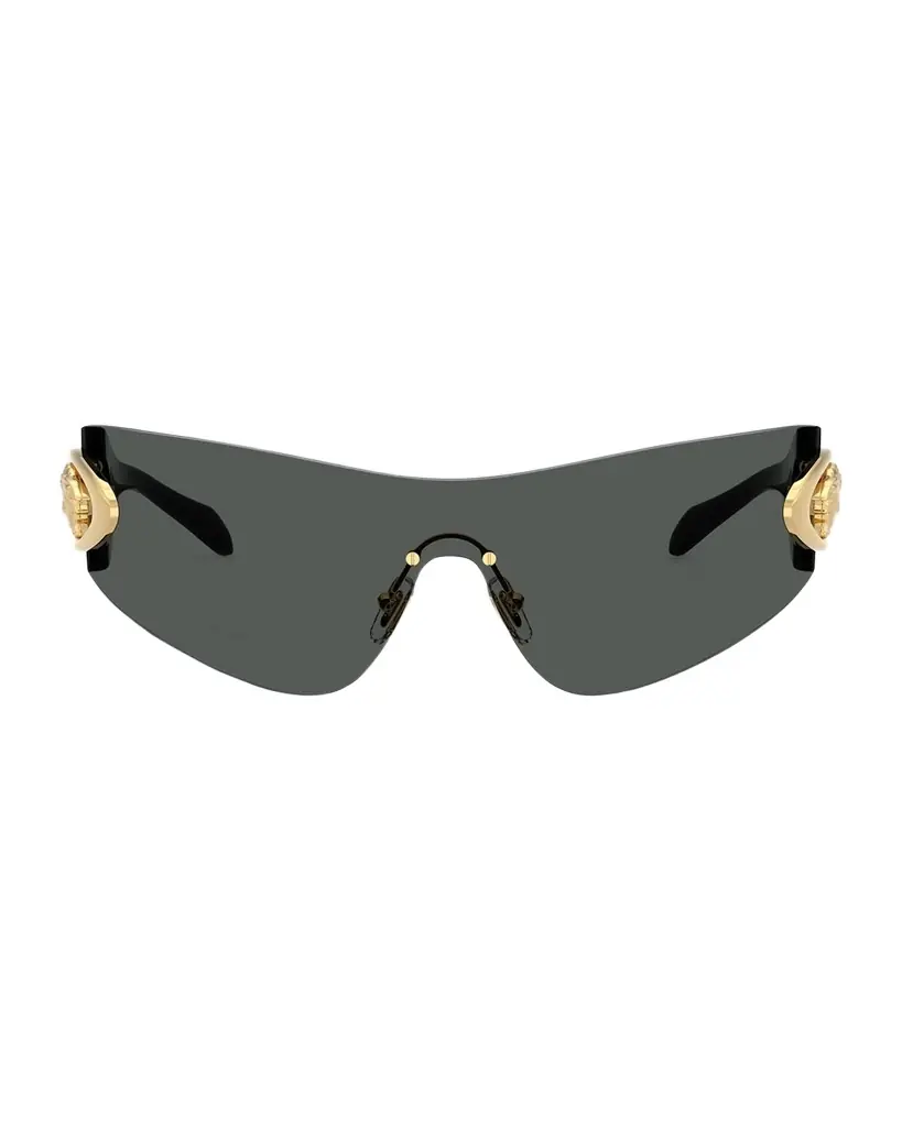 Versace VE2280 Wrap Around Metal Sunglasses | Image 1 Versace VE2280 Wrap Around Metal Sunglasses | Image 1