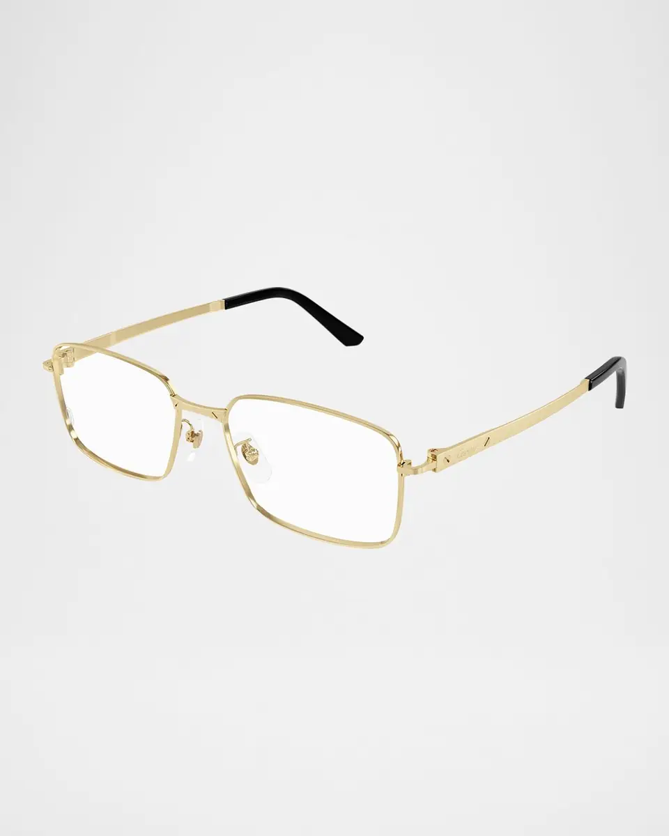 Cartier Men's CT0555OA Titanium Rectangle Optical Frames | Thumbnail 3 Cartier Men's CT0555OA Titanium Rectangle Optical Frames | Thumbnail 3