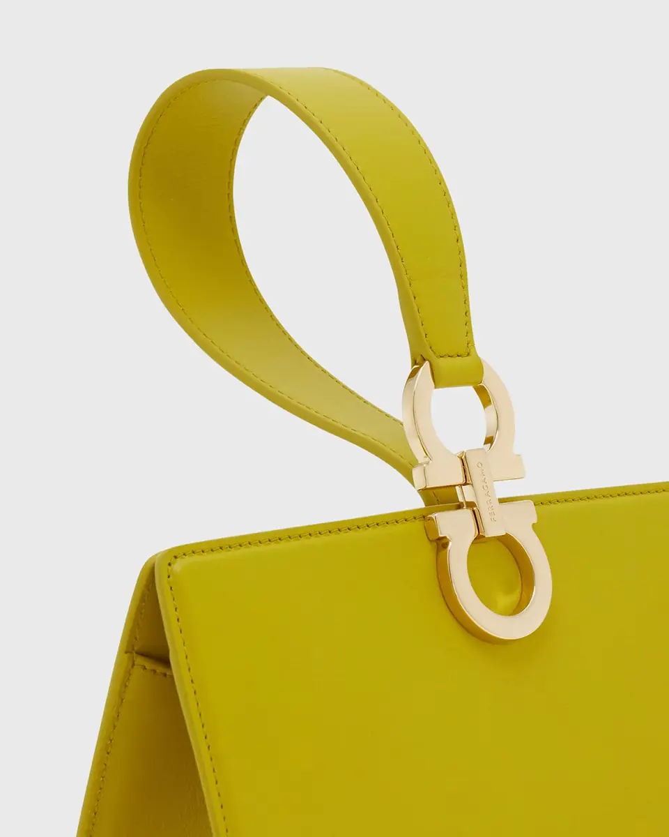 Ferragamo Double Gancini Leather Wristlet Clutch Bag | Thumbnail 4 Ferragamo Double Gancini Leather Wristlet Clutch Bag | Thumbnail 4