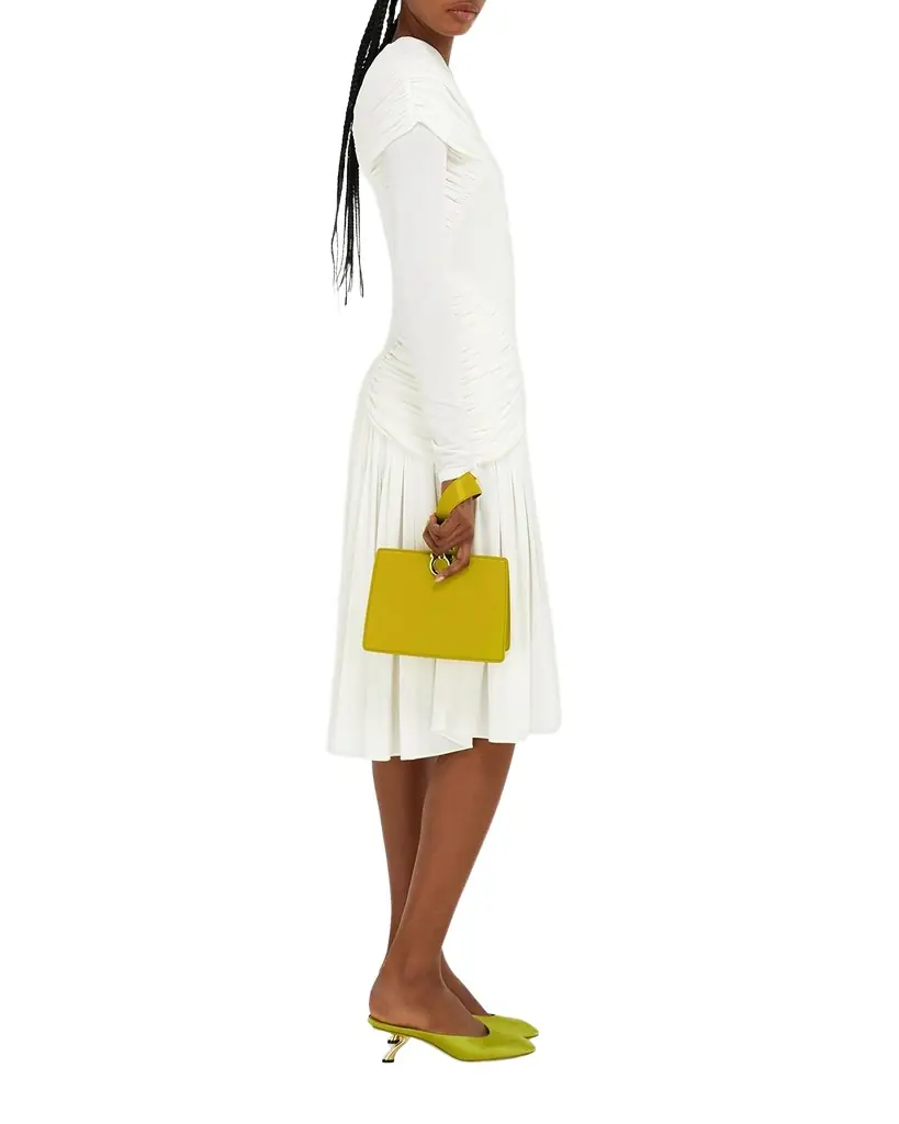 Ferragamo Double Gancini Leather Wristlet Clutch Bag | Image 1 Ferragamo Double Gancini Leather Wristlet Clutch Bag | Image 1