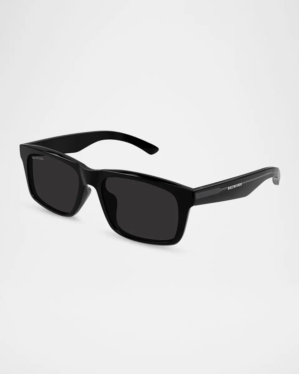 Balenciaga Men's Acetate Rectangle Sunglasses | Thumbnail 2