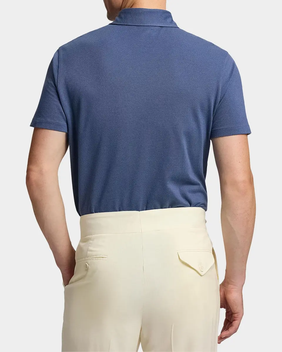 Ralph Lauren Purple Label Cotton-Cashmere Piqué Polo Shirt | Thumbnail 3 Ralph Lauren Purple Label Cotton-Cashmere Piqué Polo Shirt | Thumbnail 3